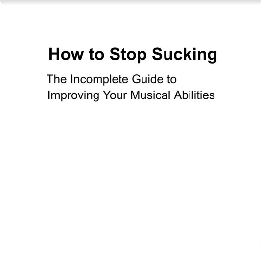 How To Stop Sucking